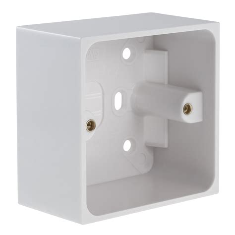 back to back electrical box|surface mounted single gang box.